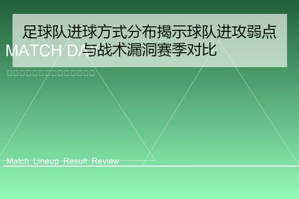 足球队进球方式分布揭示球队进攻弱点与战术漏洞赛季对比